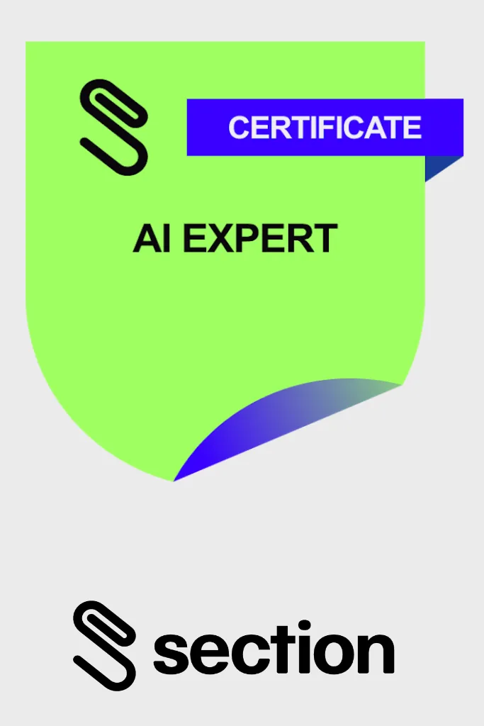 Certification badge