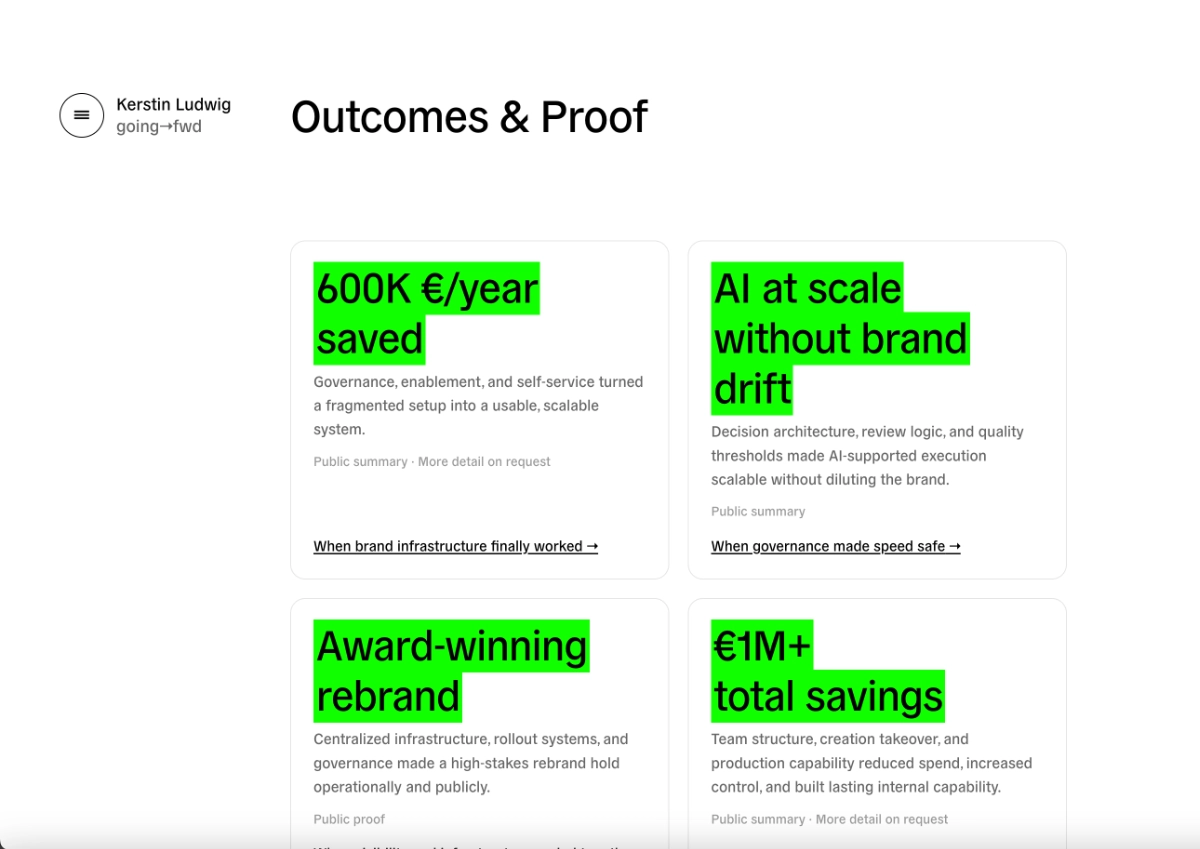 Outcomes